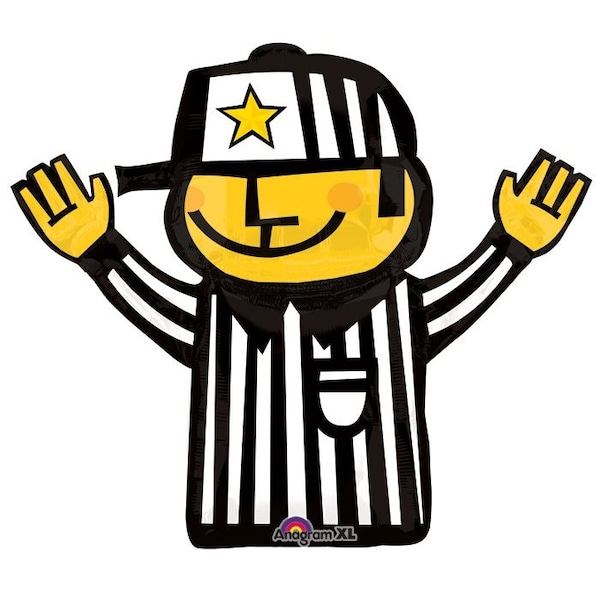 Loonballoon Soccer Balloons, 32 inch Referee LOON-LAB- 23780-01-A-P - main