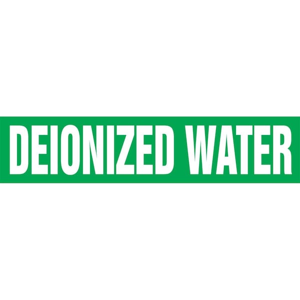 Accuform ASME ANSI PIPE MARKER DEIONIZED RPK253STC - main