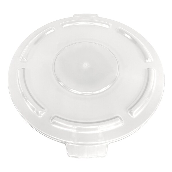Crusader CTC Round Heavy-duty Utility Container Lid, White, Polyethylene, 15-3/5" W/Dia CTC-L10WT - main