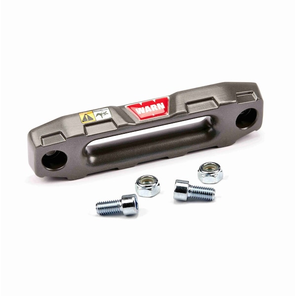 Warn Winch Fairlead Epic Hawse Style; Long; For Axon 4500 and Axon 5500 Winches; Gunmetal Powder 100968 - main
