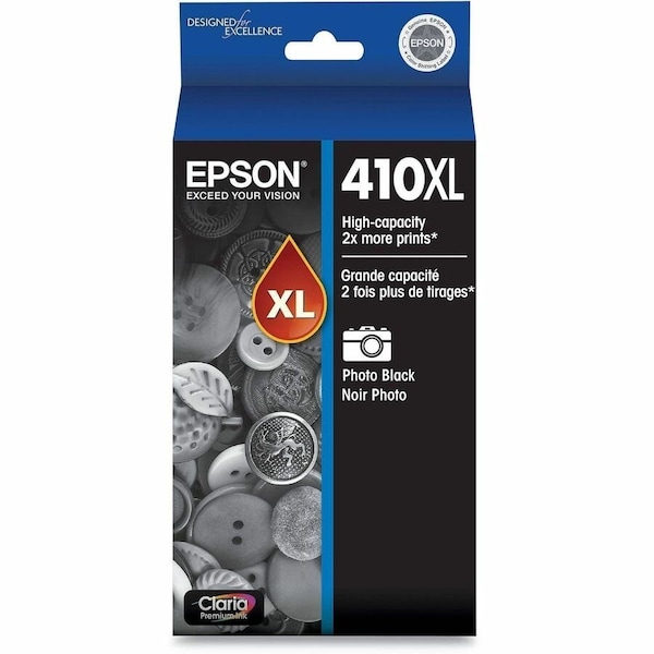 Epson 410 HIGH CAP CLARIAPREM PHBLK T410XL120S - main