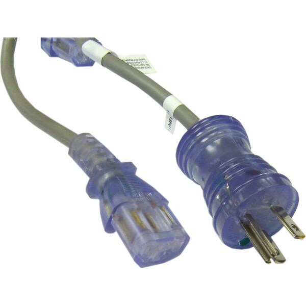 Cable Wholesale Hospital Grade Green Dot Power Cord, Nema 5-15 to C13, 18 AWG, SJT, 10 Amp / 125 Volt, 6 foot 10W1-51006 - main