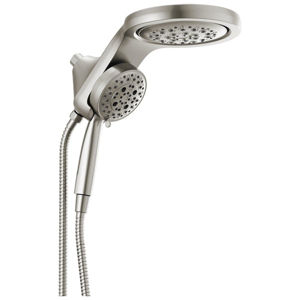 Delta Universal Showering Components HydroRain H2OKinetic 5-Setting Two-in-One Shower Head 58680-SS-PR25 - main