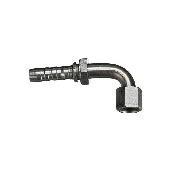 Gates Female JIC 37 Flare Swivel - 90 Bent Tube GlobalSpiral G20179-0606 - main