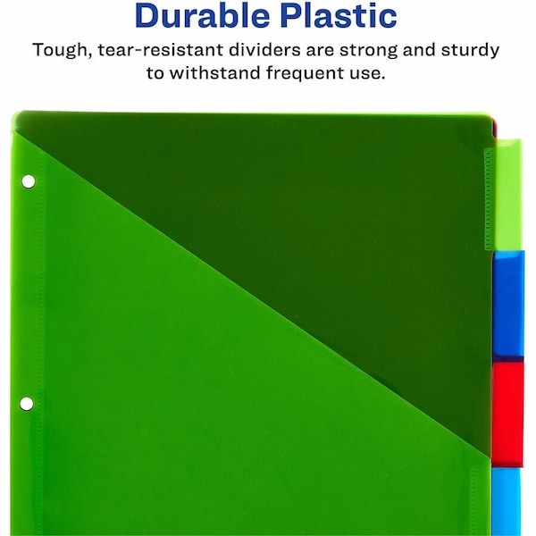 Avery reg Big Tab Insertable 2Pocket Dividers, Multi AVE11906 - main