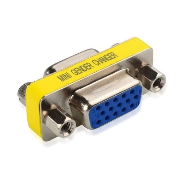 Axiom Hd15 Vga Mini Gender Changer F/F (Coupler) HD15VGAFFC-AX - main