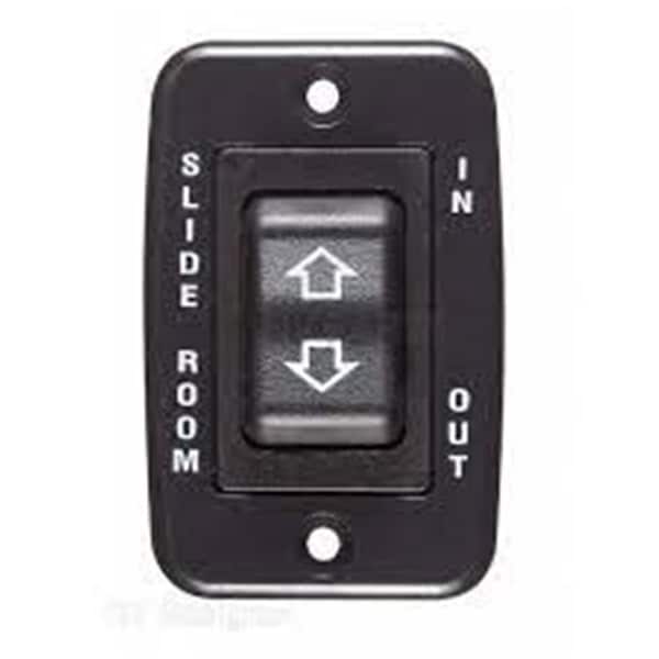 Rv Designer 1.85 x 2.3 in. 20A Continuous, 40A Peak Cut-out Black Contoured Switch RVDS141 - main