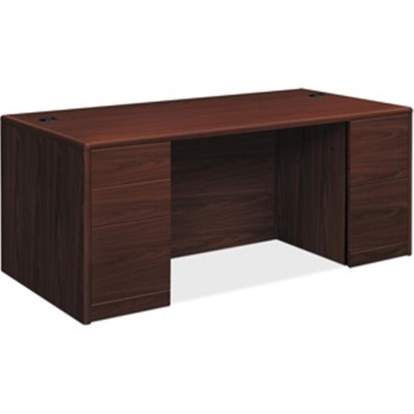 Juki Furniture 66 x 30 x 29.5 in. 10700 Series Mahogany Laminate Desking JU3199934 - main