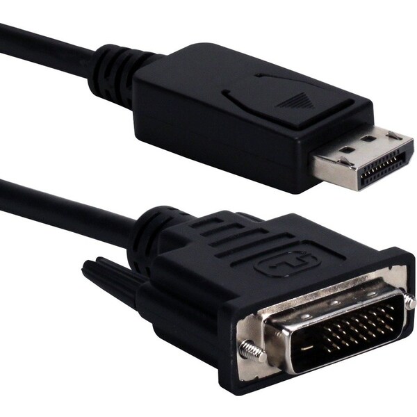 Qvs YW3114 15 ft. DisplayPort to DVI Digital Video Cable with Latches DPDVI-15 - main
