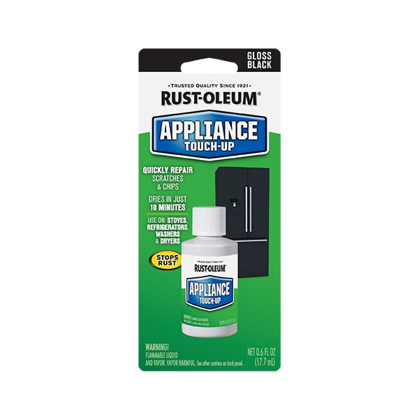 Rust-Oleum Appliance Touch Up Paint, Black, 0.6 oz. 213174 - main