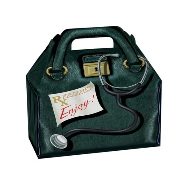 Nashville Wraps Doctors Bag Gable Box, 8.5x4.75x5.5, 6PK DOCGB - main