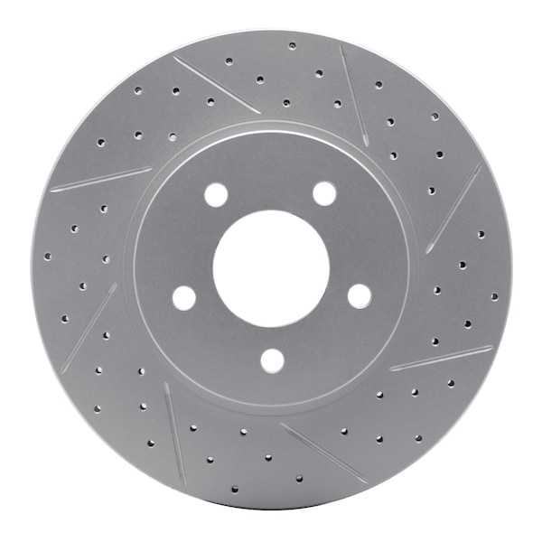 Dynamic Friction Co DFC Geoperformance Rotor - Drilled and Slotted 830-54193R - main