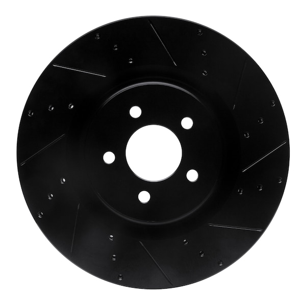 Dynamic Friction Co DFC Brake Rotor - Drilled and Slotted - Black 633-54060R - main