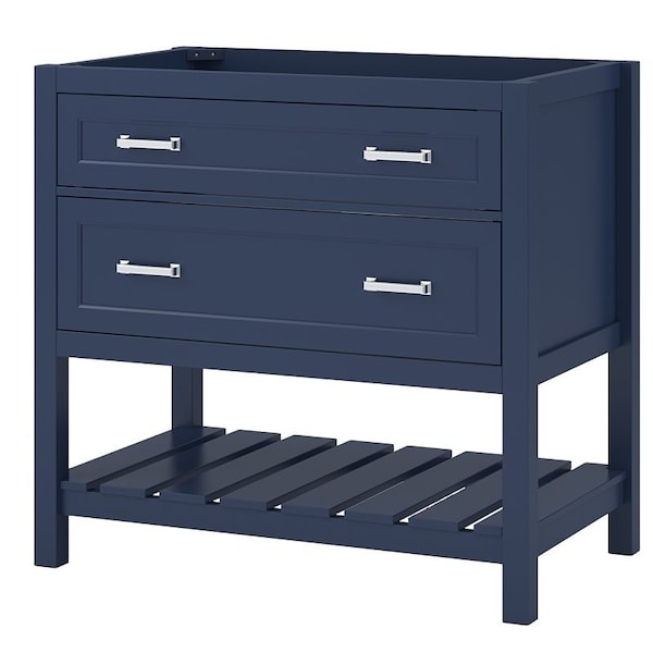Fgi Lawson Series Vanity Cabinet, 36 in W Cabinet, 2112 in D Cabinet, 34 in H Cabinet, Wood, 2Drawer LSBV3622D - main