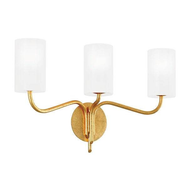 Troy Lighting Juniper 3 Light Bath And Vanity 24 In. Gold Leaf B7493-GL - main