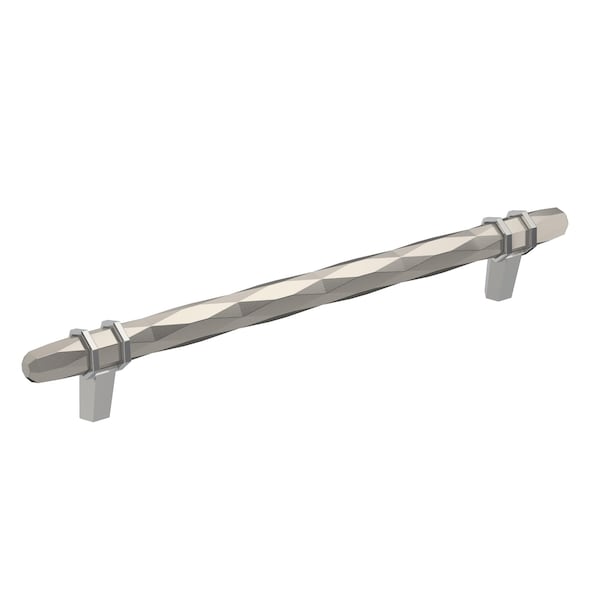 Amerock London 8 in 203 mm Center-to-Center Satin Nickel/Polished Chrome Cabinet Pull BP36663G1026 - main