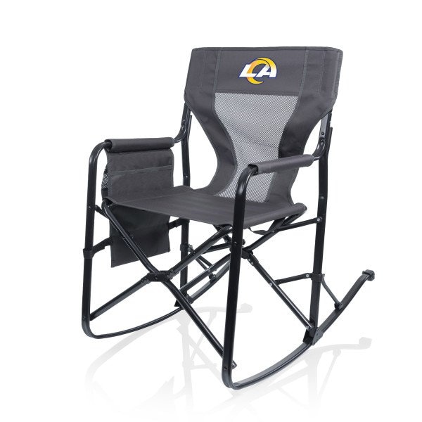 Picnic Time Family Of Brands NFL Los Angeles Rams - Woodland Rocking Camping Chair 817-01-159-334-2 - main