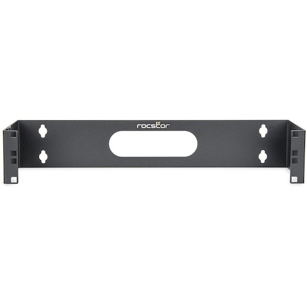 Rocstor 2U 19in Hinged Wall Mount Bracket for Patch Panels Y10E035-B1 - main