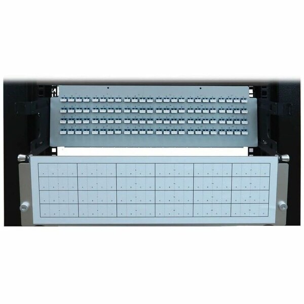 Eaton Tripp Lite Series Preloaded Fiber Patch Panel, 3U - 24x 12F MTP/MPO-APC to 4x LC Duplex F/F 8F, RJ45 N48S-24M8L4-10 - main