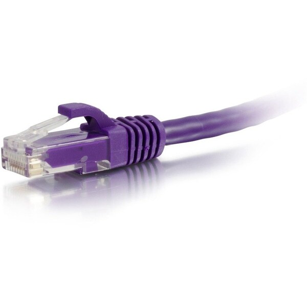 C2G 3FT CAT6A SNAGLESS UNSHIELDED UTP NETWORK PATCH ETHERNET CABLE-PURPLE - 3 50819 - main