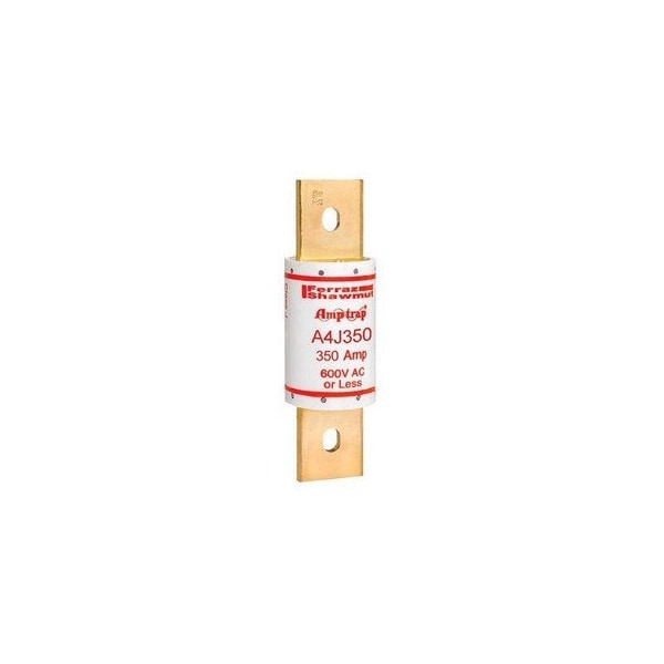 Ferraz Shawmut 2.12in x 7.13in, 600 VAC/300 VDC, 350 A, 200 kA AC/100 kA DC Interrupt, GMG Body, Brass Alloy A4J350 - main