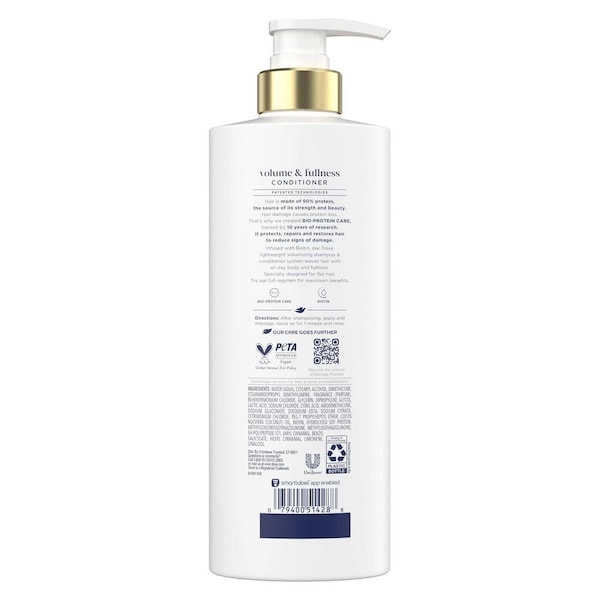 Dove Damage Therapy Volume and Fullness Conditioner, 18 Fluid Ounce, 4PK 64352909 - main
