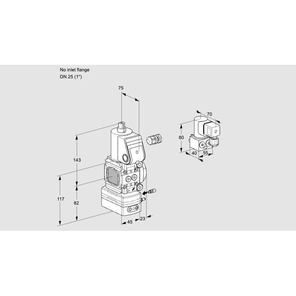 Honeywell Kromschroder VAG1-/25R/NWAE KS88032766 - main