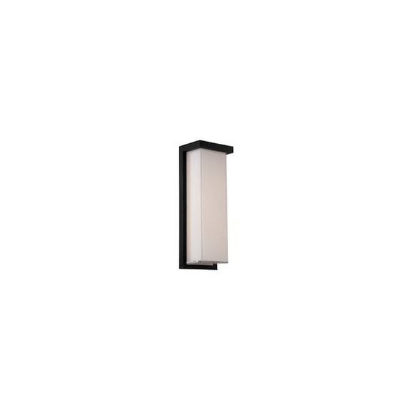 Modern Forms 14 in Origami LED Outdoor Wall Sconce, Black WS-W1414-BK - main