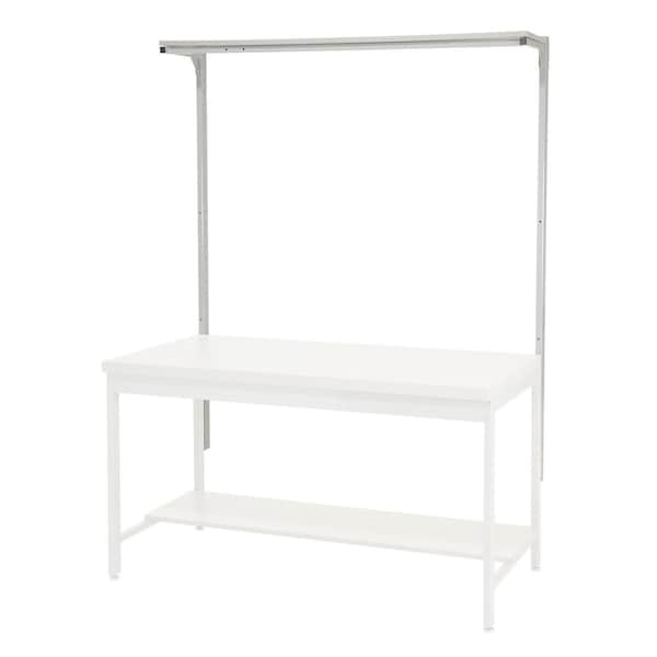 Global Industrial Uprights W/ Laminate Square Edge, 48"W, Gray 651430 - main