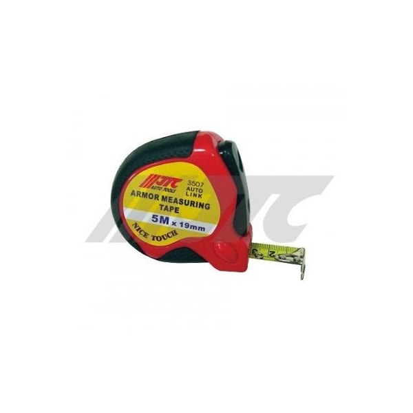 Jtc Auto Tools 5m measuring tape, 16ft, 19mm width, soft rubber grip 3507 - main