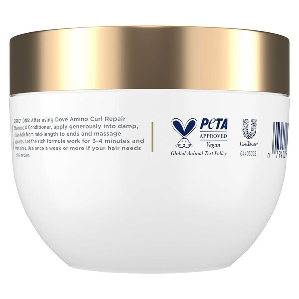 Dove Damage Therapy Amino Curl Repair 10 in 1 Cream Mask, 9.2 Fluid Ounce, 8PK 64396754 - main
