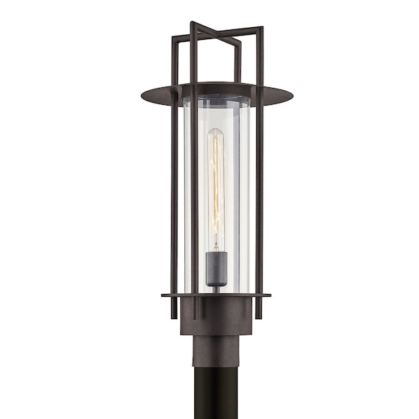 Troy Lighting Carroll Park 1 Light Post 10.5 In. Textured Bronze P6815-TBZ - main