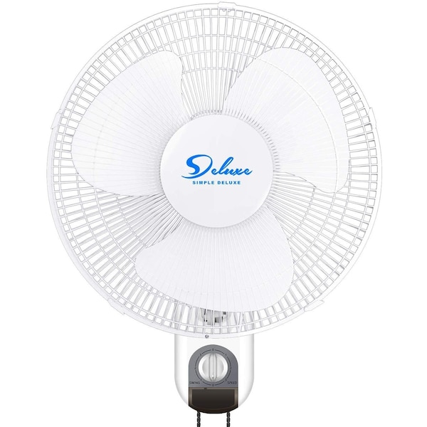 Edendirect 16 in Blade Dia Fans, 3 Speeds Speeds, White IR-WALLBASIC16 - main