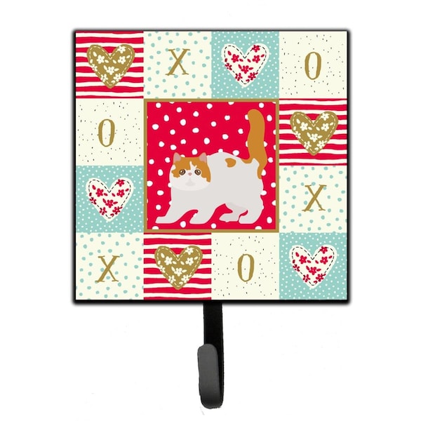 Carolines Treasures 4.25 x 1 x 7 in. Exotic Shorthair No.4 Cat Love Leash or Key Holder CK5617SH4 - main