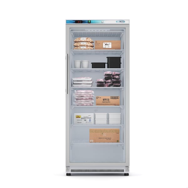 Koolmore 21 Cu. Ft. Commercial Freezer with Glass Door in White - Manual Defrost KM-FMD20WGD KM-FMD20WGD - main