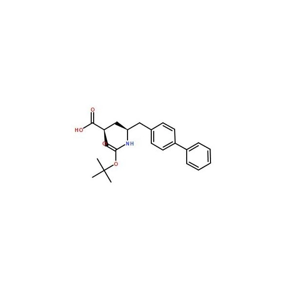 Ak Scientific (2R, 4S)-5-(4-Biphenylyl)-4-(Boc-amino)-2-methylpentanoic Acid (100g), CAS 1012341-50-2 9689AL-100g - main