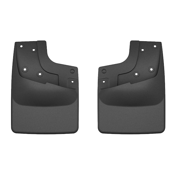 Weathertech Black No Drill MudFlaps, 2024 - 2025 Ford Ranger Raptor 120187 - main