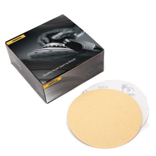 Mirka Abrasives 23622320 23 Series Semi-Open Coated Grip-On Sanding Disc, 6 in, P320 Grit, Aluminum Oxide-50 pieces 23-622-320 - main