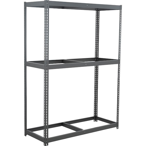 Global Industrial 3 Shelf, Heavy Duty Boltless Shelving, Starter, 72"W x 24"D x 120"H, No Deck B3171430 - main