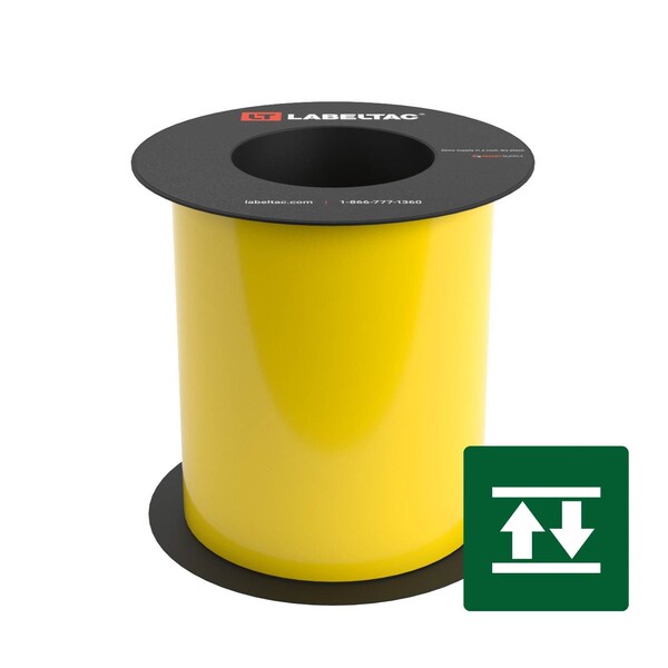 Labeltac High-Tack Label Supply 6in x 75ft LT9, Yellow LT601HK-C - main