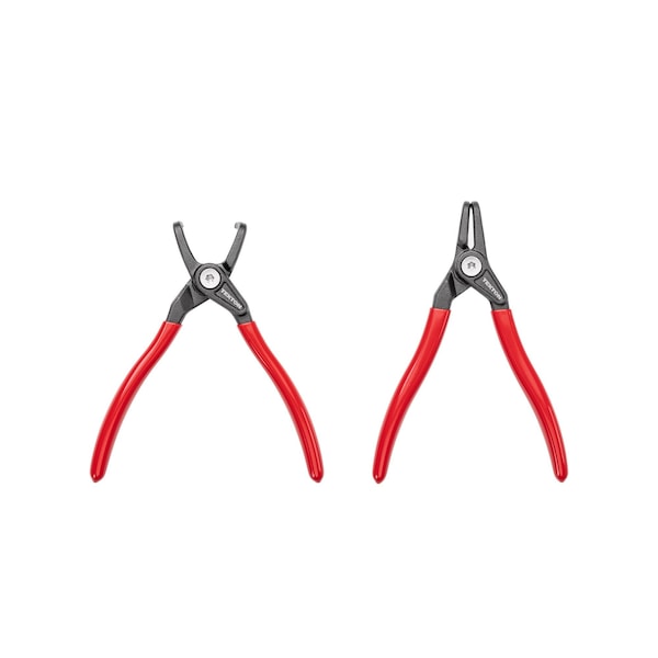 Tekton 7 Inch 90-Degree Internal and External Retaining Ring Pliers Set, 2-Piece 0.070 in. Tips PRR90004 - main