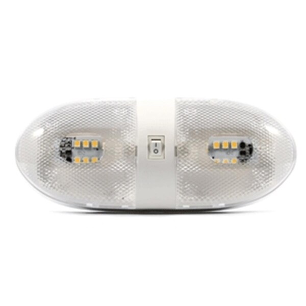 Camco LED Double Dome 12 V DC Light- 320 Lumens 41321 - main