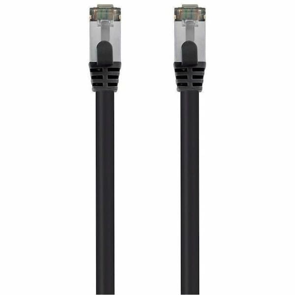 Monoprice Voice and Data Patch Cord, Black, 2 ft L 41010 - main