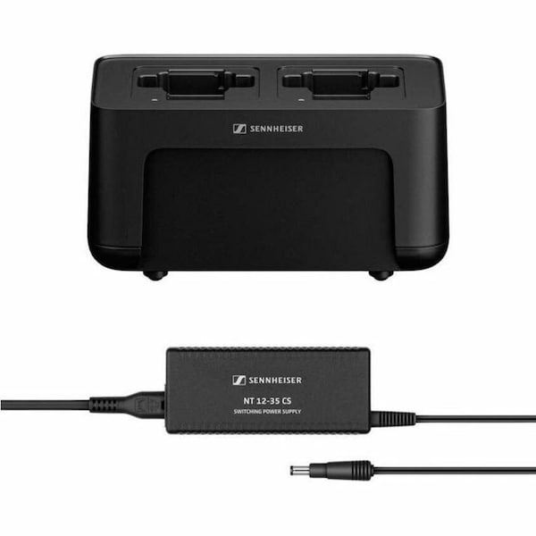 Sennheiser NETWORK ENABLED CHARGER WITH TWO CHARGING BAYS AND POWER FOR EW-DX SKM, SK OR BA 700333 - main