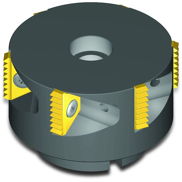 Vardex Thread Milling Holders Shell Mill Standard, Shank Dia. 1 in, Cutting Dia. 3.15 076-67105 - main