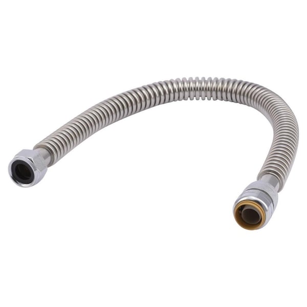 Homestead 0.75 in. FIP x 24 in. Corrugated Stainless Steel Water Heater Hose HO579019 - main