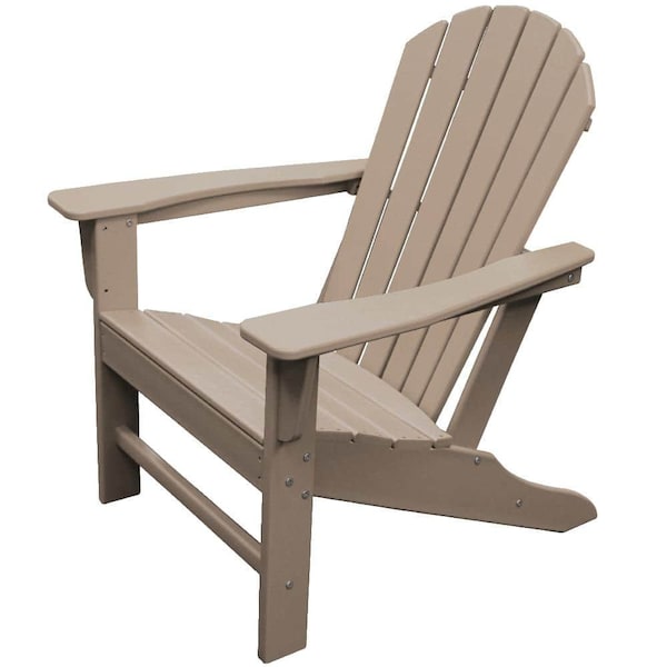 Newtechwood Atlantic Classic Curveback Antique Plastic Outdoor Patio Adirondack Chair P015-898 - main