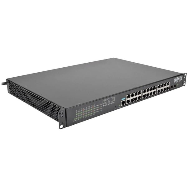 Tripp Lite Gigabit Ethernet Switch L2 Managed w/ 12-Outlet PDU 120V 24-Port NSS-G24D2 - main