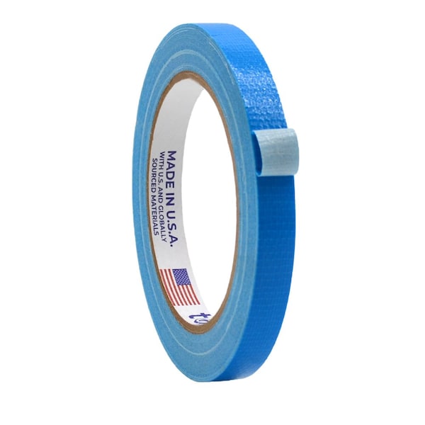 Wod Tape DTC10 Industrial Grade Duct Tape Teal Blue 1/2 in. x 60 ft., 96PK WOD DTC10-00500-96-60-TBL - main