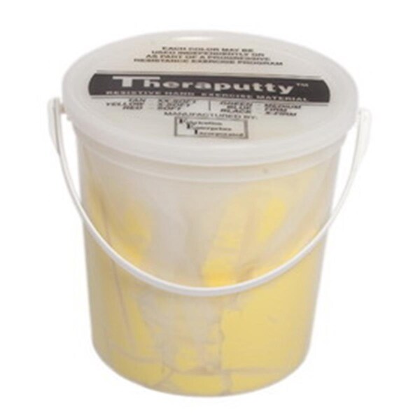 Fabrication Enterprises Theraputty Plus protective Exercise Putty, Yellow - 5 lbs FA129045 - main